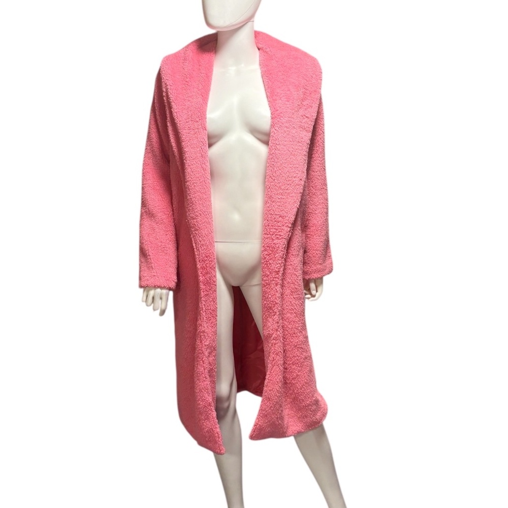 Carol Bassi Pink Fleece cardigan - size M 🌟